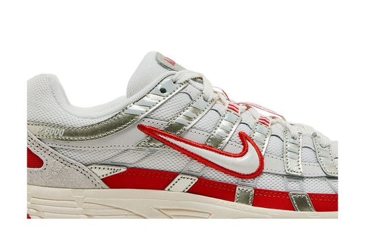 Nike P-6000 Sail Pale Ivory Light Bone Picante Red (Women's)
