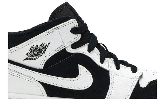 Jordan 1 Mid White Black (PS)
