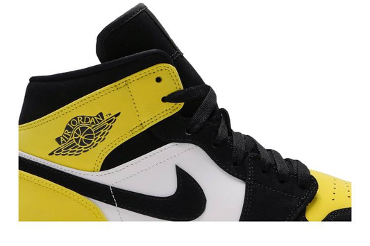 Jordan 1 Mid Yellow Toe Black