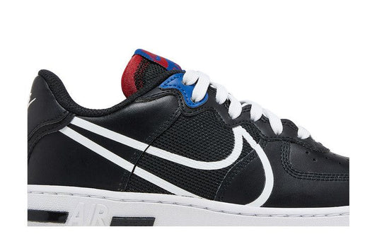 Nike Air Force 1 Low React Black White Gym Red Gym Blue