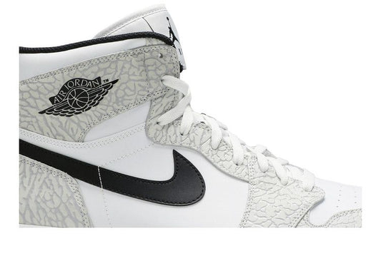 Jordan 1 Retro White Elephant Print