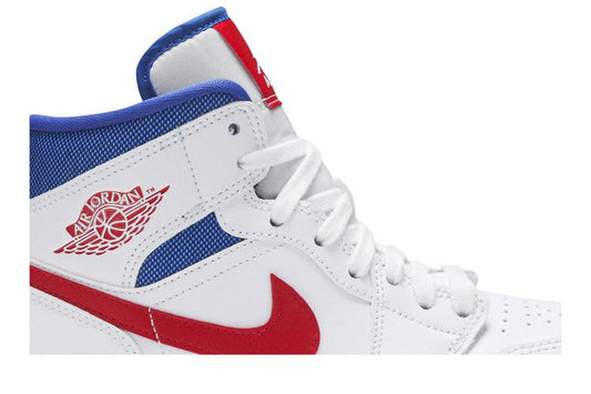 Jordan 1 Mid White Red Royal (Women's)