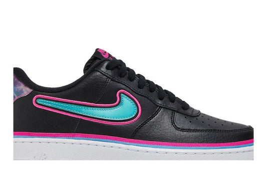 Nike Air Force 1 Low Sport NBA Black Blue Gale Laser Fuchsia