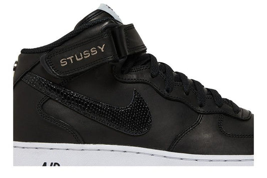 Nike Air Force 1 Mid Stussy Black White