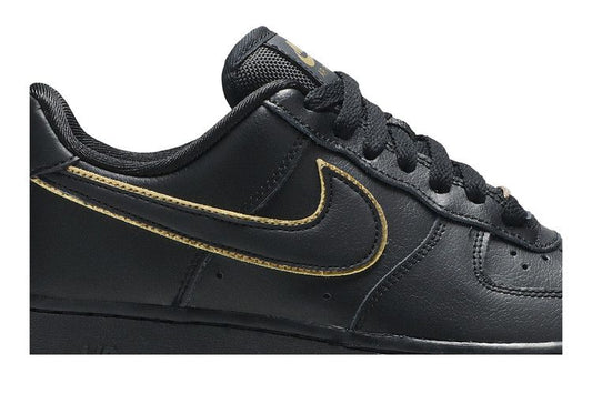 Nike Air Force 1 Low Black Gold Swoosh (Women's)
