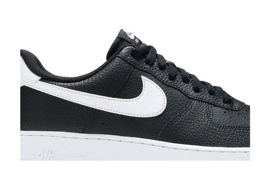 Nike Air Force 1 Low '07 Black White Pebbled Leather