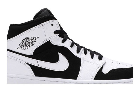 Jordan 1 Mid White Black