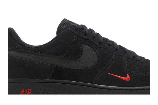 Nike Air Force 1 Low Multi-Swoosh Black Crimson
