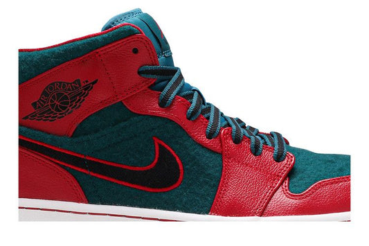 Jordan 1 Mid Gym Red Black Dark Sea