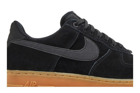 Nike Air Force 1 Low '07 Black Suede Gum