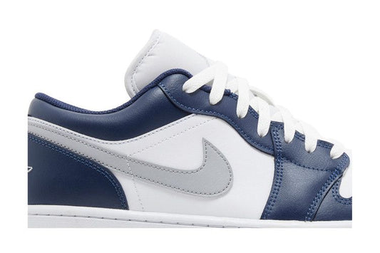 Jordan 1 Low Wolf Grey Midnight Navy