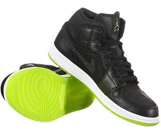Jordan 1 Phat Black Action Green