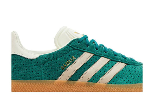 adidas Gazelle Collegiate Green Wonder Beige Gold Metallic