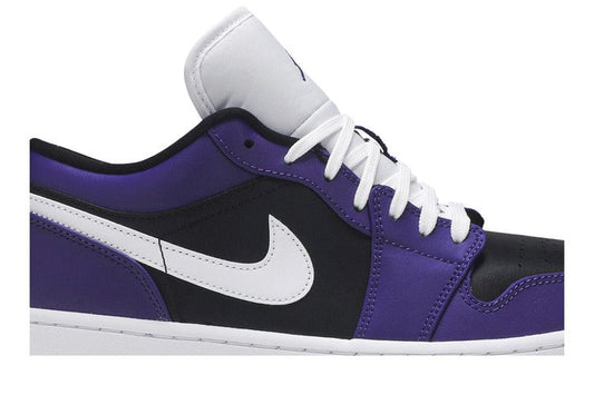 Jordan 1 Low Court Purple Black