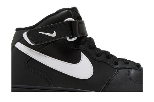 Nike Air Force 1 Mid '07 Black White Sole
