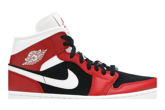 Jordan 1 Mid Gym Red Black (Women's)