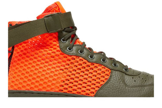 Nike SF Air Force 1 Mid Cargo Khaki Total Crimson