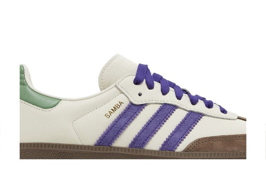 adidas Samba OG Off White Core Purple Green Brown (Women's)