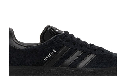 adidas Gazelle All Black Silver Metallic