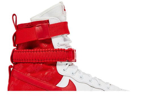 Nike SF Air Force 1 High White University Red