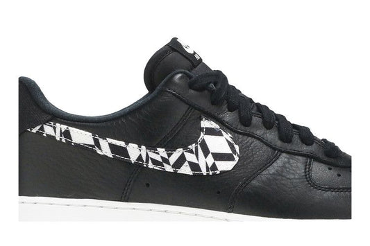 Nike Air Force 1 Low Black Pattern Swoosh