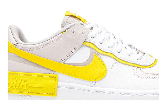 Nike Air Force 1 Low Shadow White Barely Rose Speed Yellow (Women's)