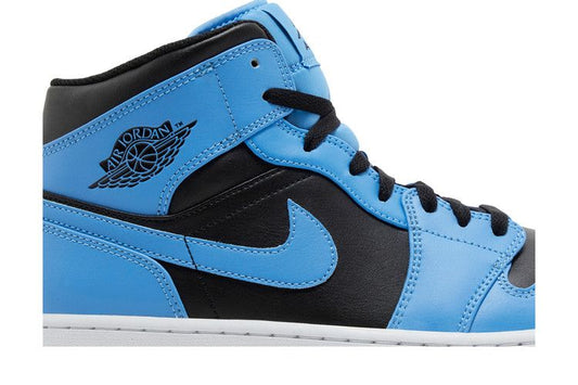 Jordan 1 Mid University Blue Black