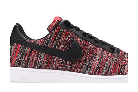 Nike Air Force 1 Flyknit 2.0 University Red Black