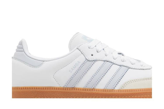 adidas Samba OG White Halo Blue Gum (Women's)