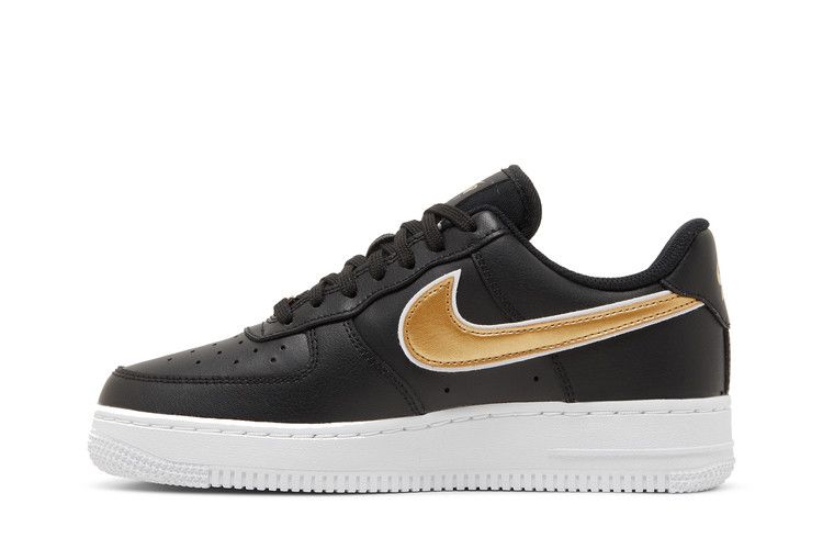 Nike Air Force 1 Low '07 Essential Black Metallic Gold (Women's)