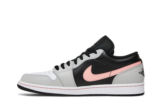 Jordan 1 Low Black Grey Pink