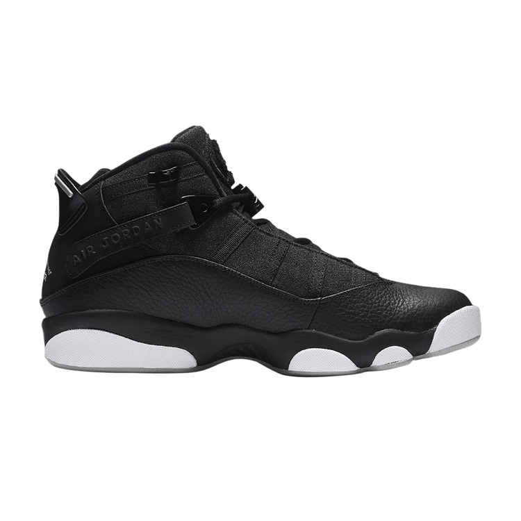 Jordan 6 Rings Black Matte Silver