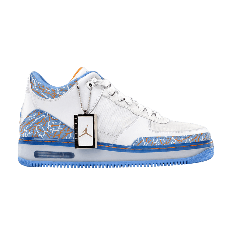 Jordan AJF 3 White University Blue Sunset