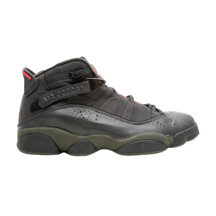 Jordan 6 Rings LS Black Dark Army