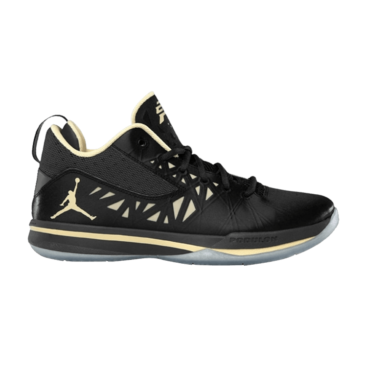 Jordan CP3.V Black Vegas Gold Anthracite