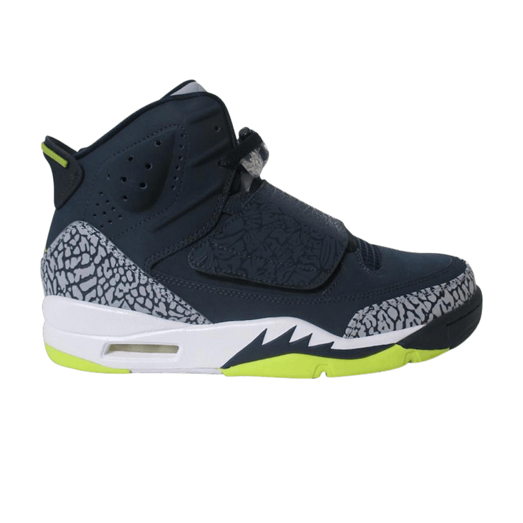 Jordan Son Of Armory Navy/Electrolime-White