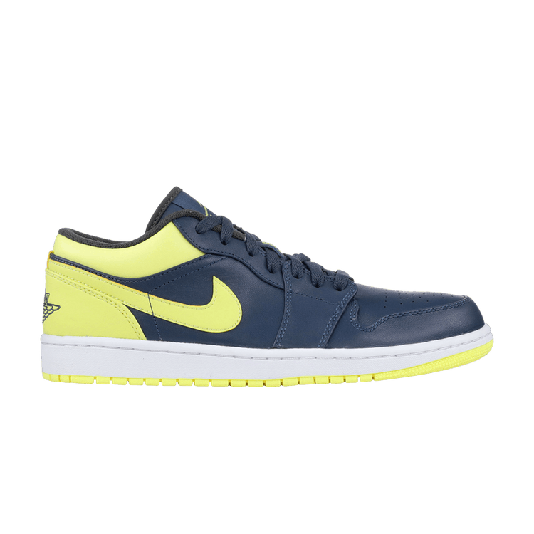 Jordan 1 Low Squadon Blue Electric Yellow