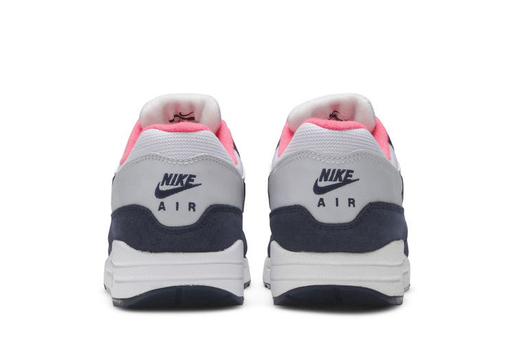 Nike Air Max 1 Pure Platinum Midnight Navy Racer Pink (Women's)