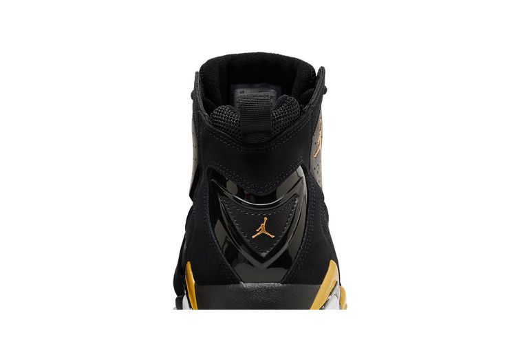 Jordan True Flight Black White Metallic Gold