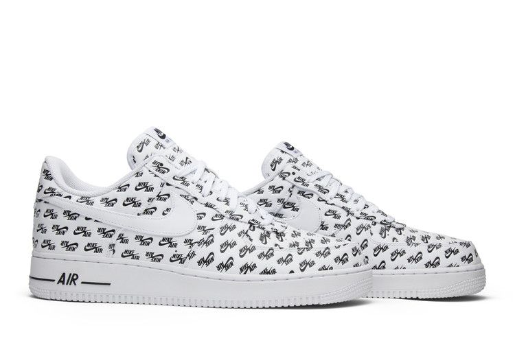 Nike Air Force 1 Low All Over Logo White