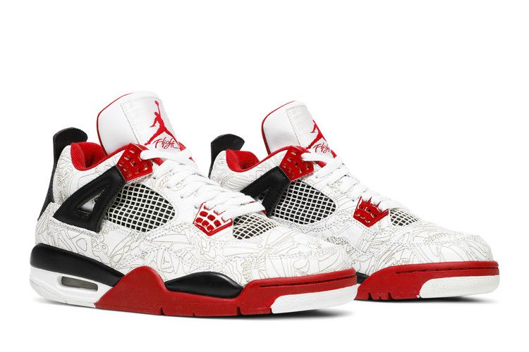 Jordan 4 Retro White Laser