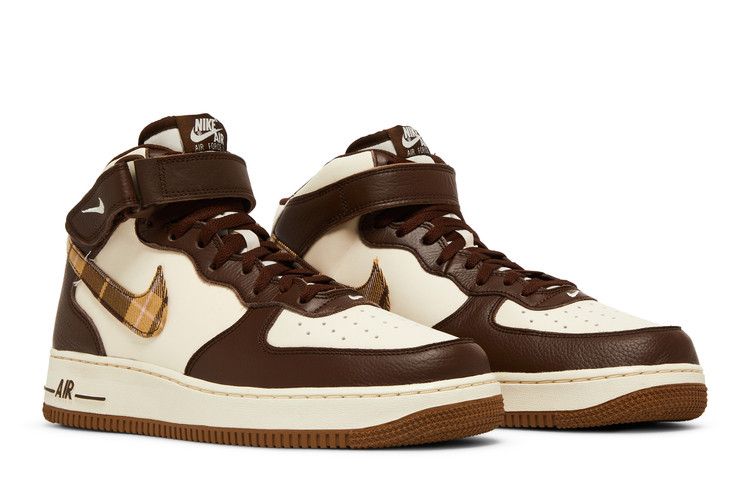 Nike Air Force 1 Mid '07 Brown Plaid