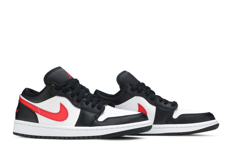 Jordan 1 Low Black Siren Red (Women's)