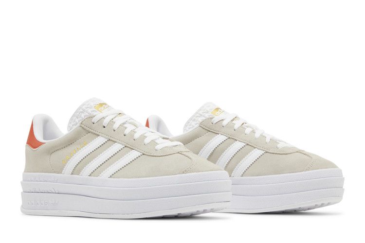 adidas Gazelle Bold Wonder Beige Collegiate Orange (Womens)