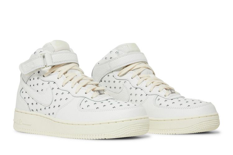 Nike Air Force 1 Mid Cut Out Stars Summit White (Women's)