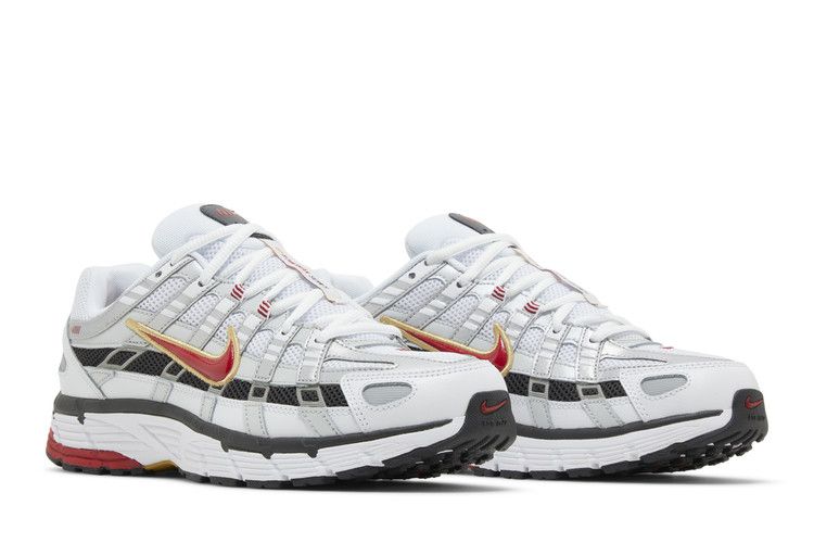 Nike P-6000 Platinum Varsity Red