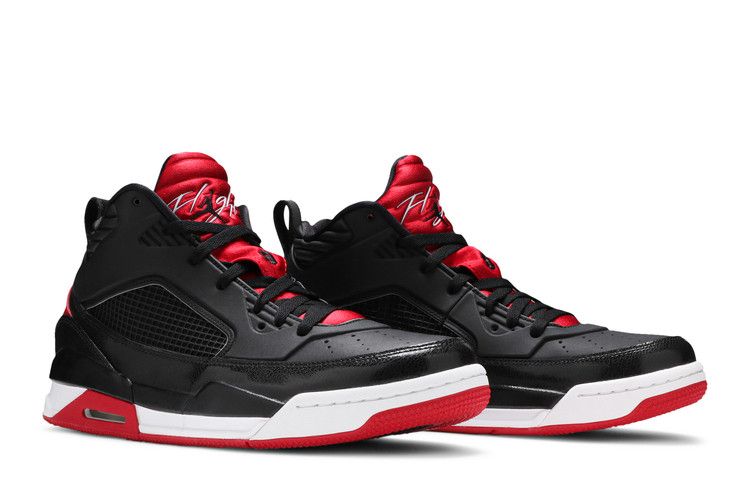 Jordan Flight 9.5 Black Gym Red
