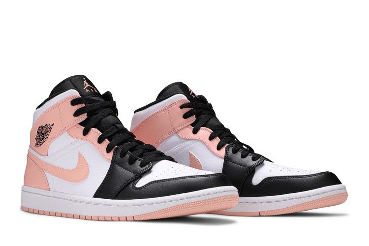 Jordan 1 Mid Arctic Orange Black Toe