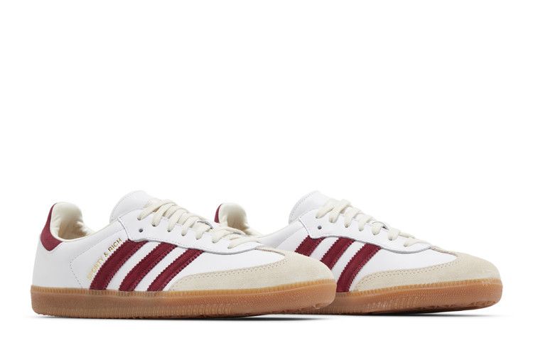 adidas Samba Sporty & Rich White Collegiate Burgundy