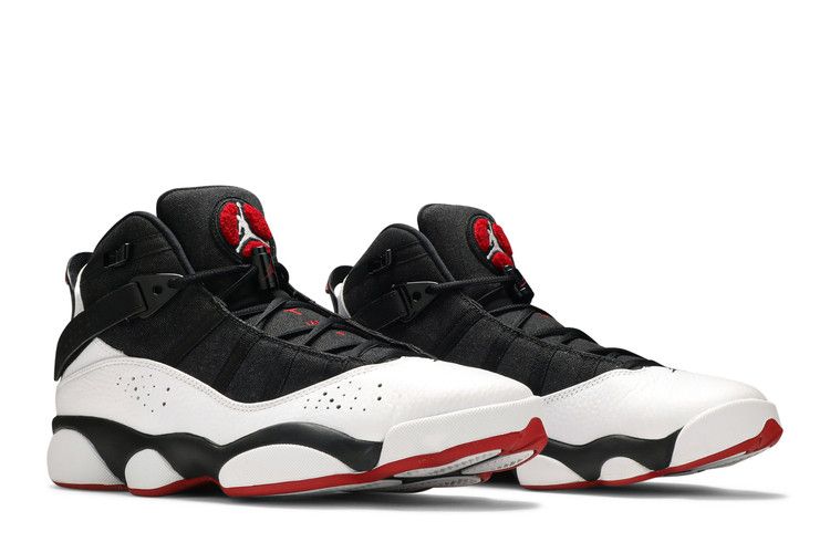 Jordan 6 Rings Black White Gym Red